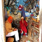 Break time at the bike shop in Casablanca.jpg