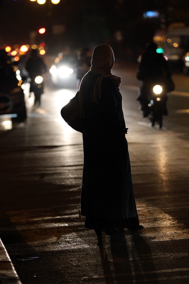 Crosswalk, Marrakesh, Morocco