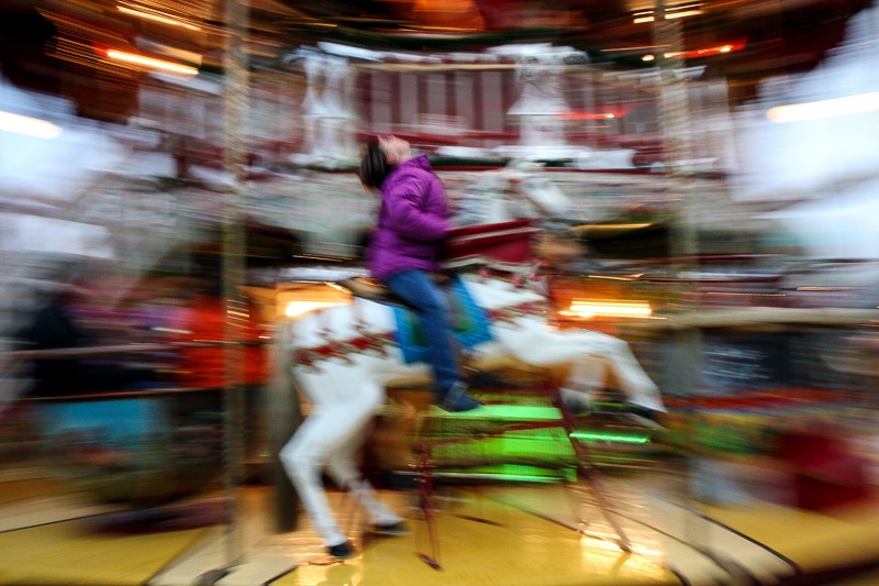 Carousel rider, Innsbruck, Austria
