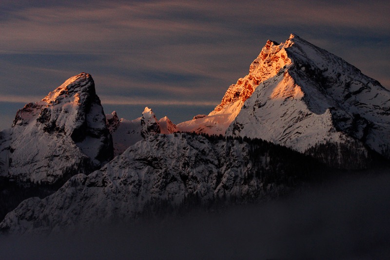 Watzmann range, Berchtesgaden, Germany
