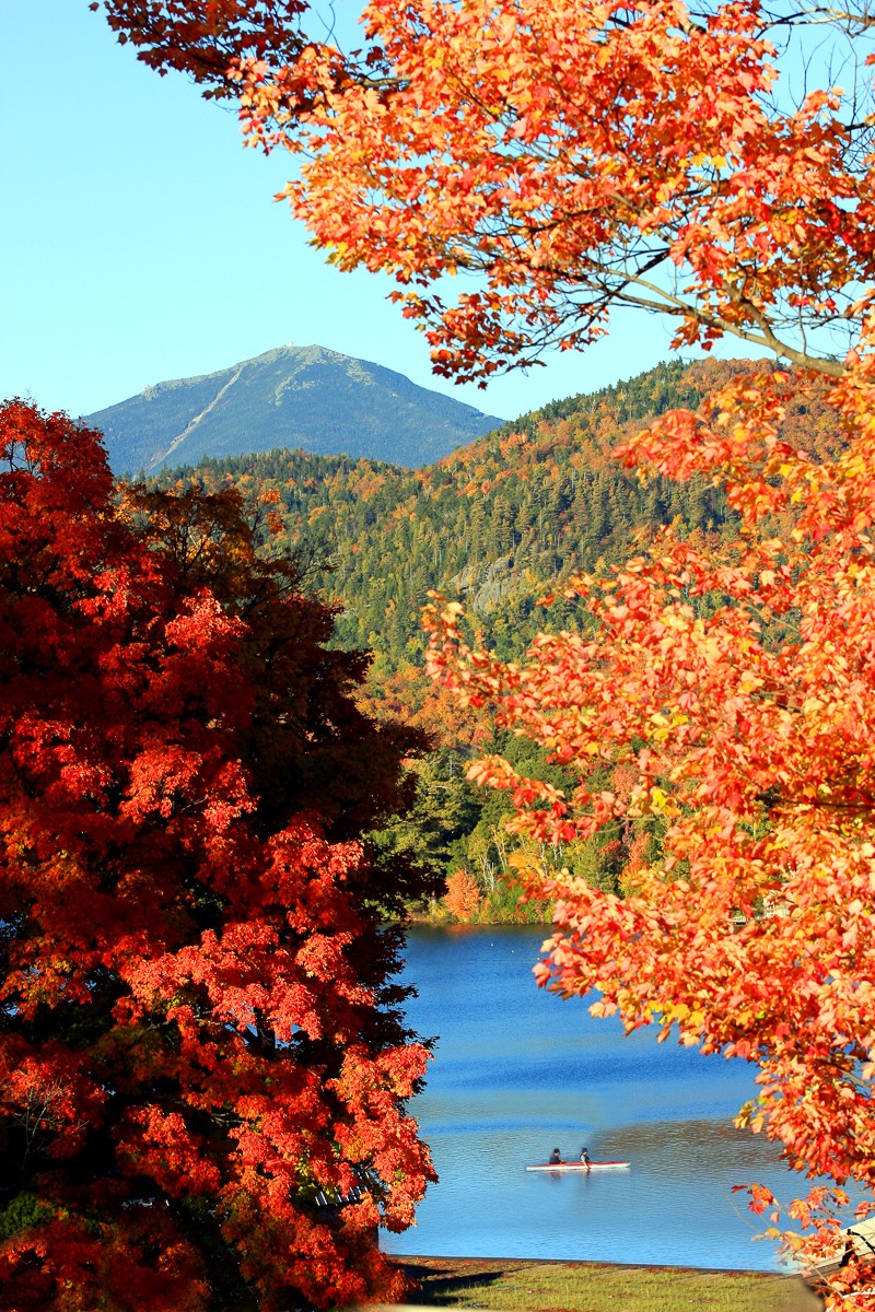 Whiteface over Mirror Lake, Lake Placid, NY
