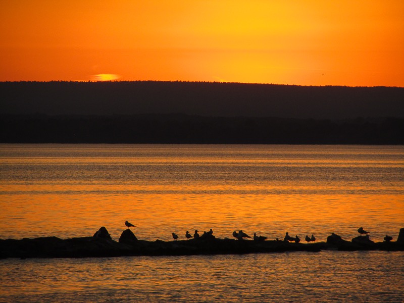 Sunset on Lake Champlain, Charlotte, Vermont
