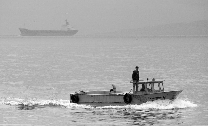 Bosphorus Strait, Istanbul Turkey
