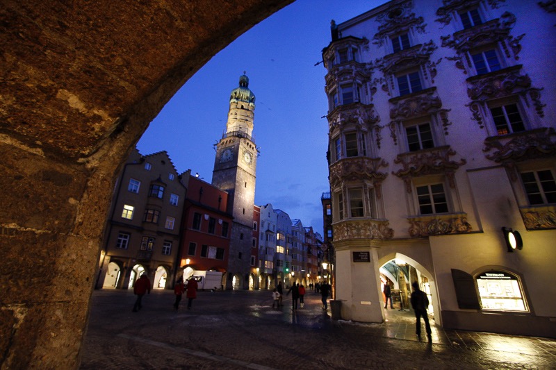 Innsbruck, Austria old town
