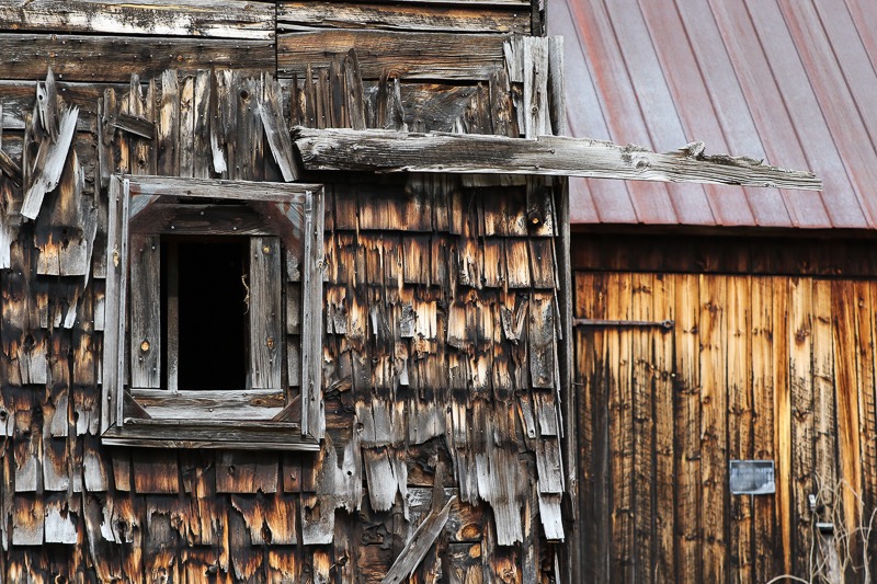 Barn window, Wilmington, NY
