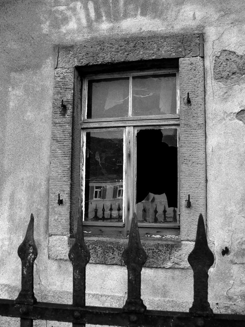 East German window, Dresden
