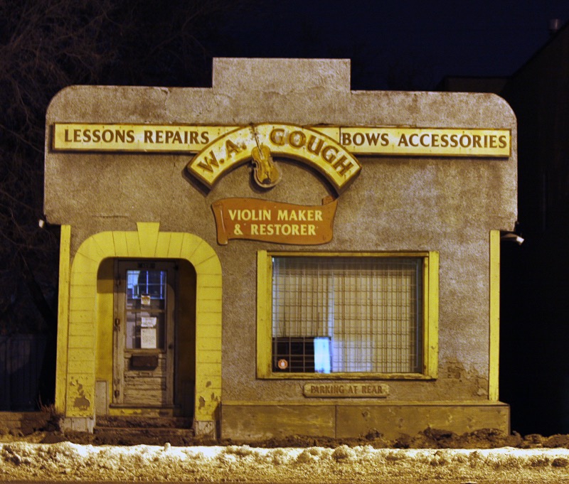 Violin shop, Calgary, Canada
