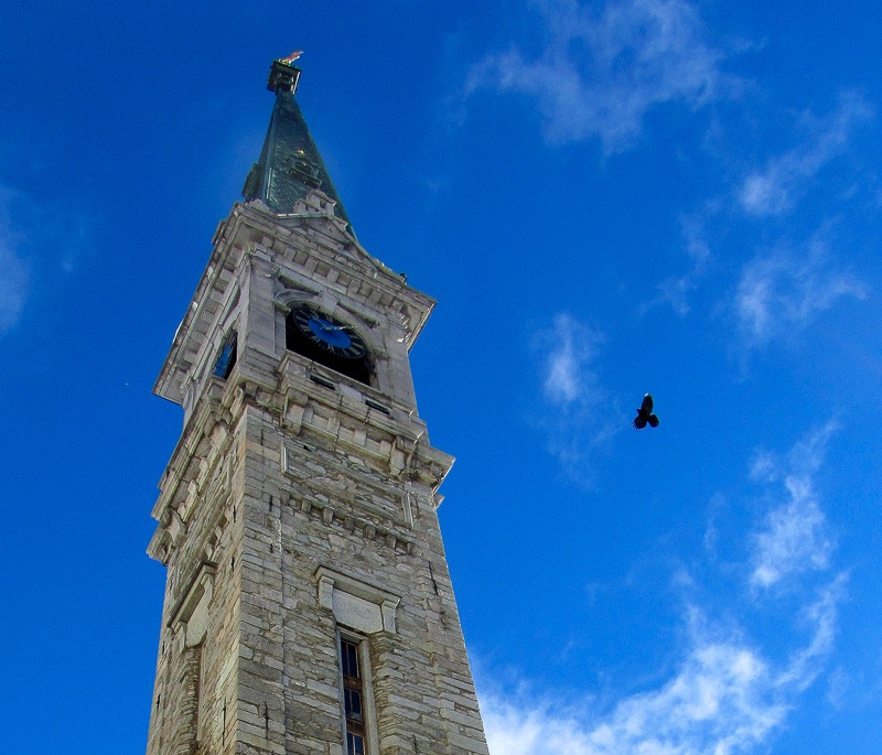 St. Moritz clock tower
