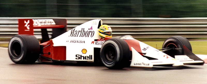 Ayrton Senna at the Canadian GP
